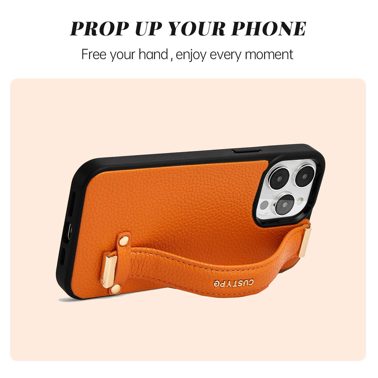 Amazon.com: CUSTYPE for iPhone 15 Pro Max Case with Adjustable